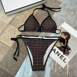 Fendi FF Logo Triangle Bikini